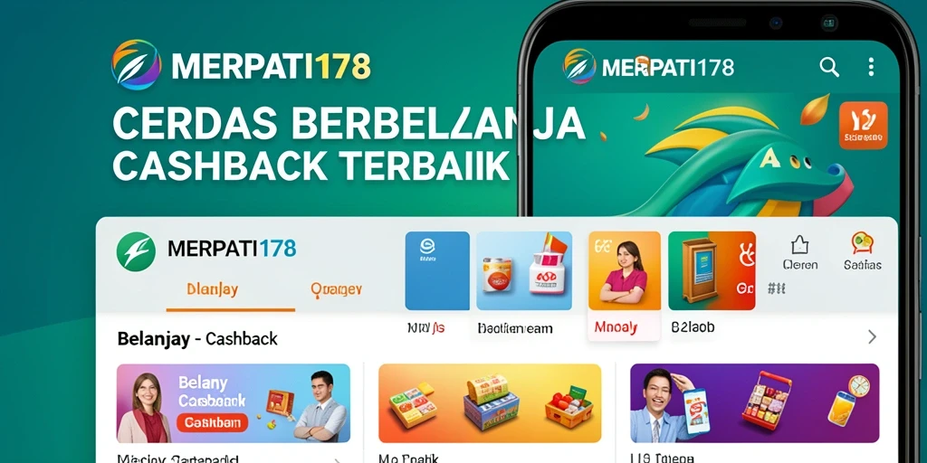 Tampilan antarmuka MERPATI178 yang memudahkan pengguna mendapatkan cashback.