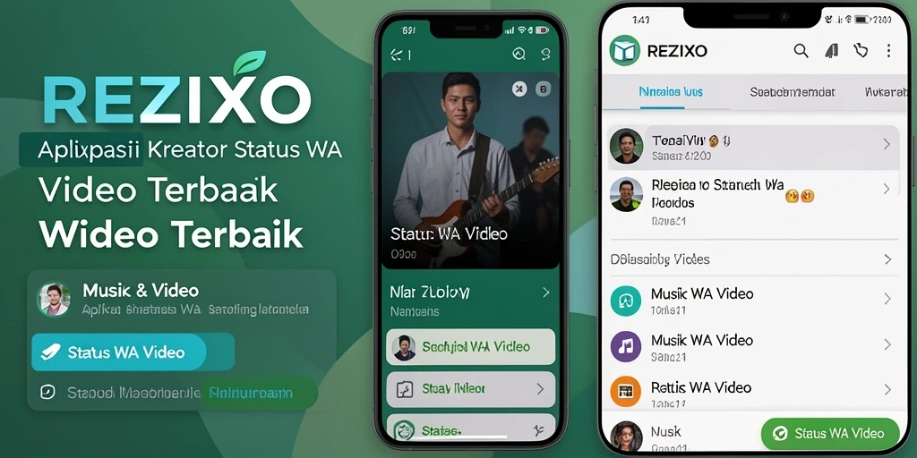 Antarmuka REZIXO yang sederhana dan ramah pengguna.