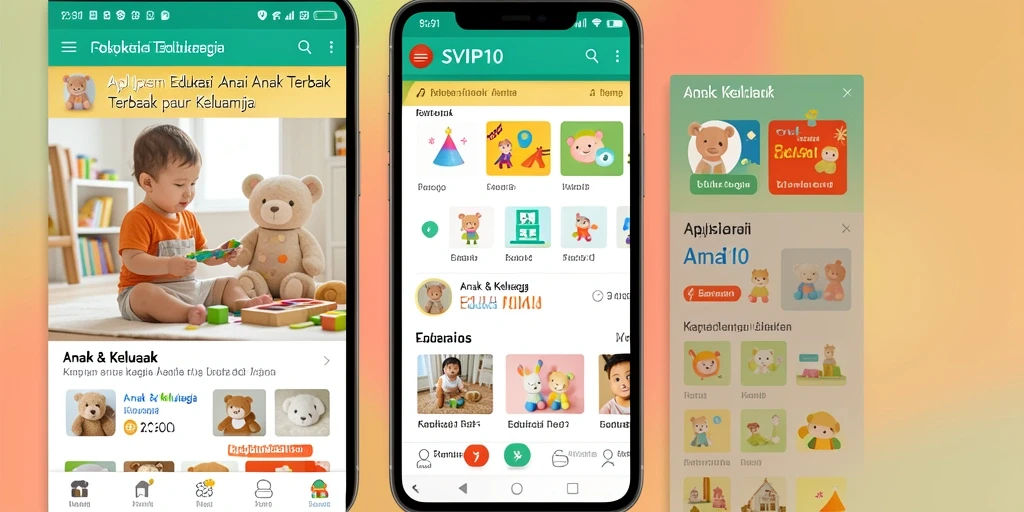 Tampilan antarmuka menarik dan ramah anak dari SVIP10.