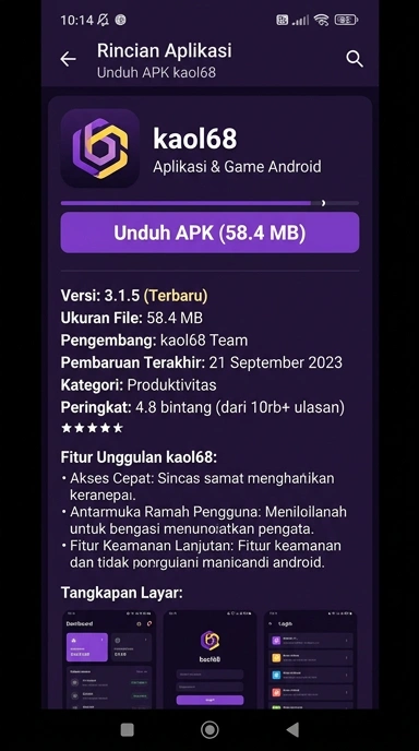 Panduan Unduh dan Instal APK kaol68 untuk Android
