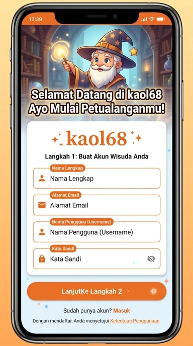 Panduan Lengkap Registrasi Akun Baru Kaol68